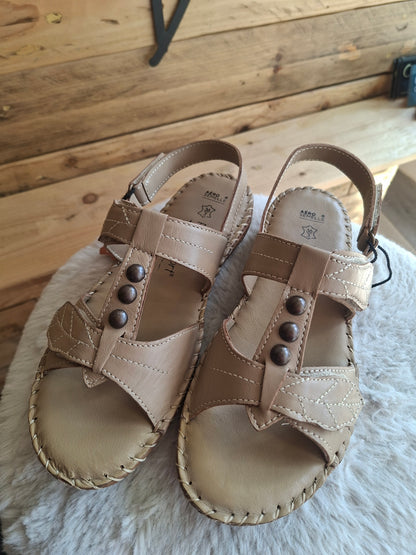 Sandales beige