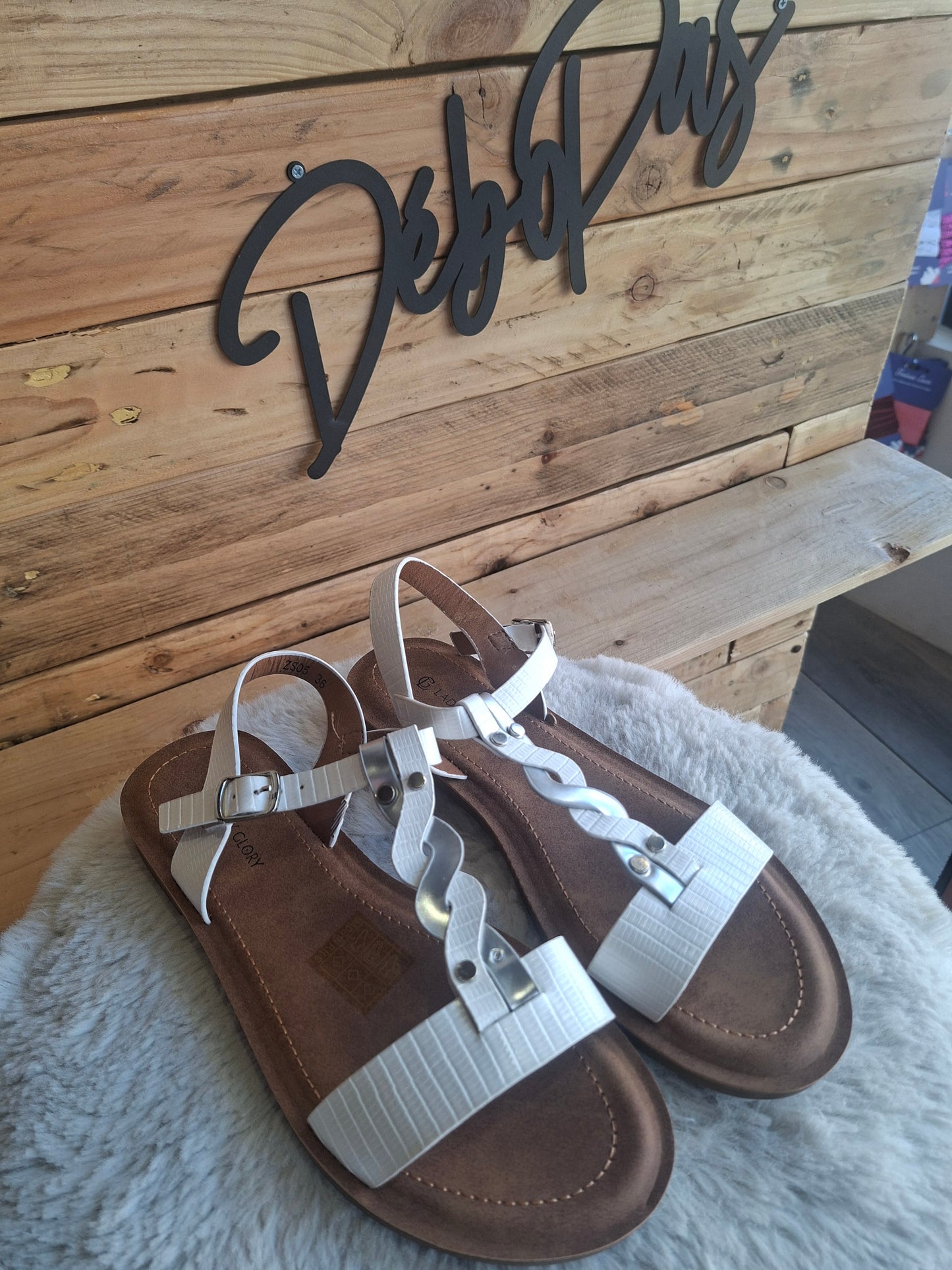 Sandales blanches