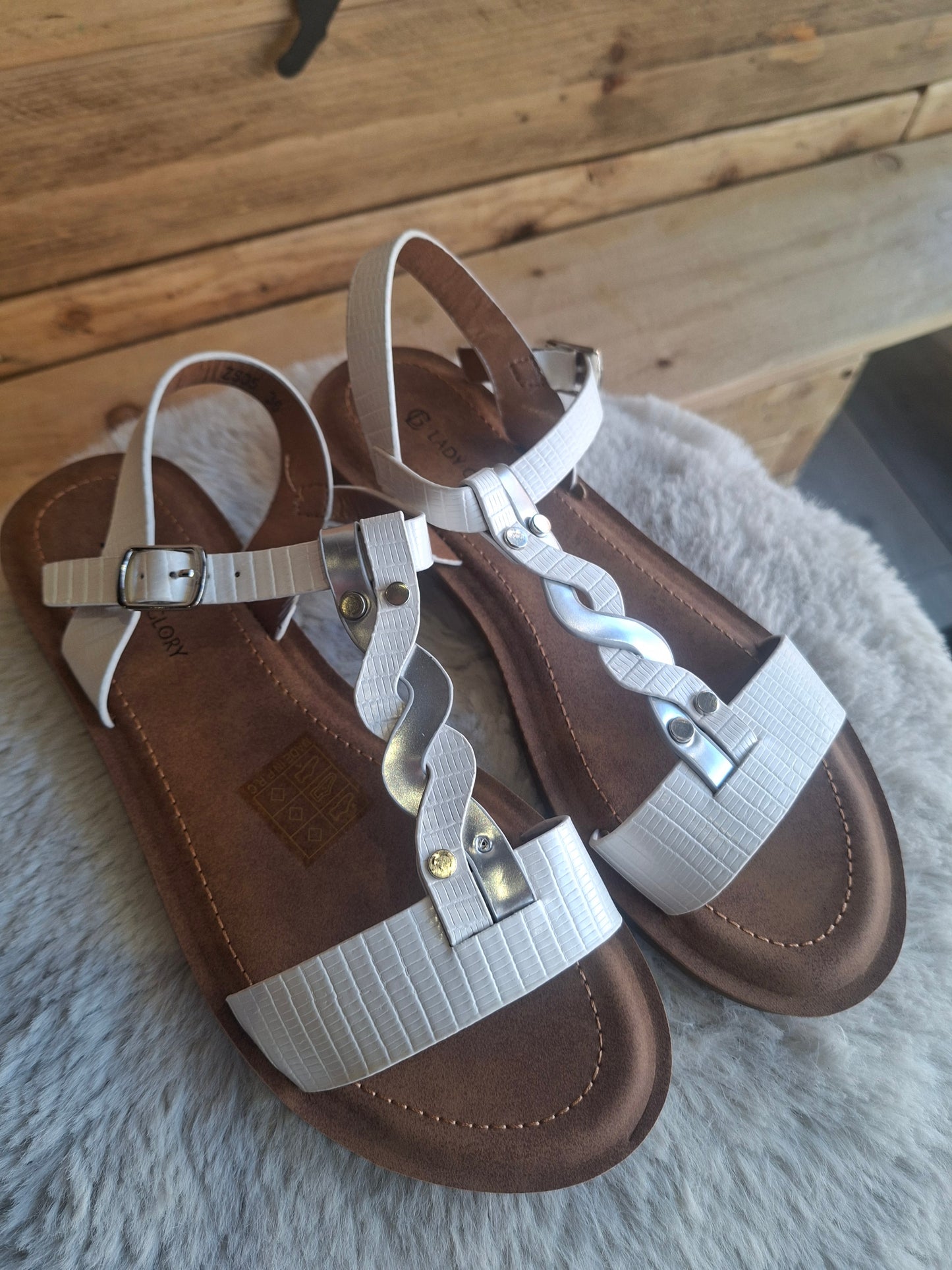 Sandales blanches