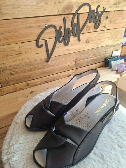 sandales noires