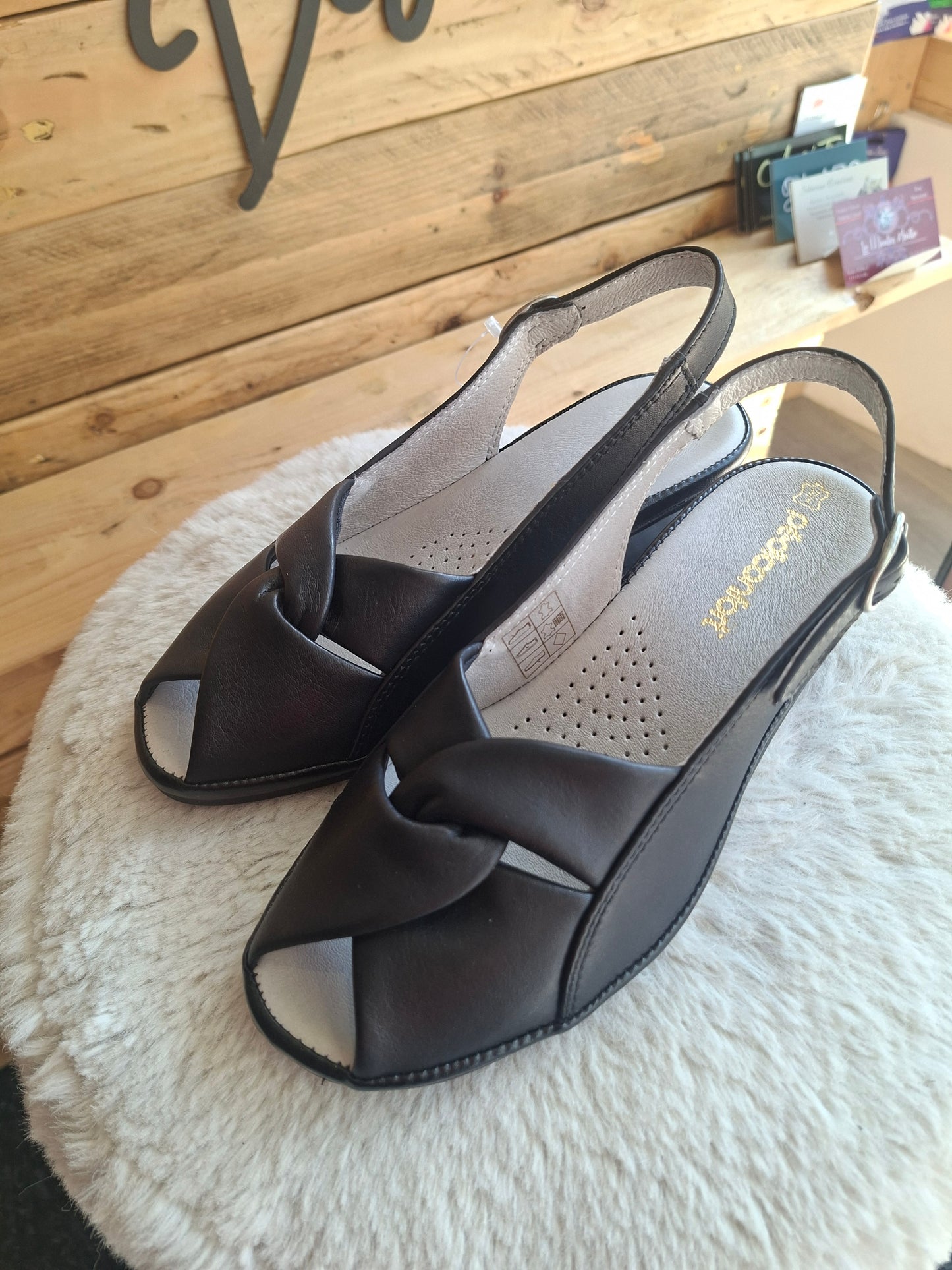 sandales noires