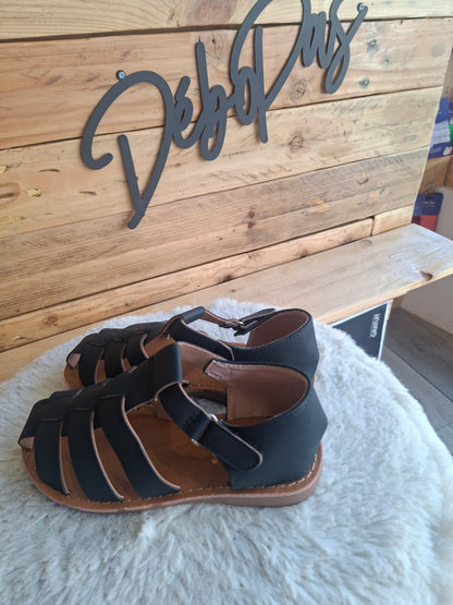 Sandales noires mixtes