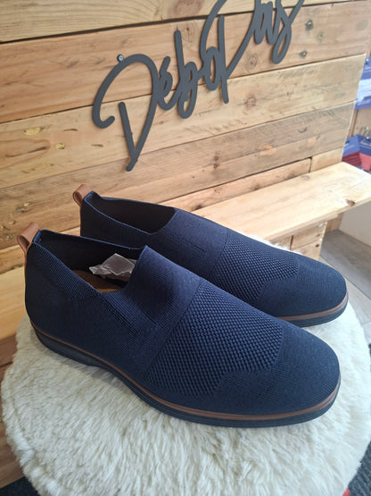 Slip-on bleue