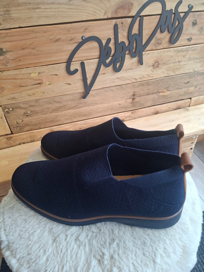 Slip-on bleue