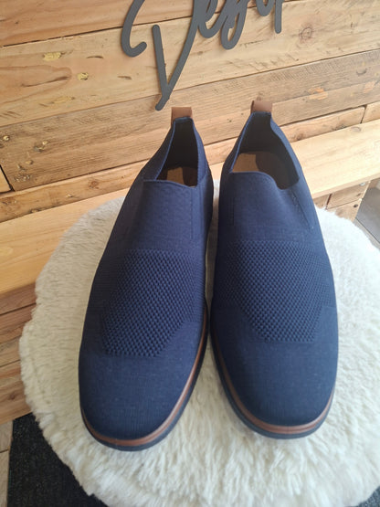 Slip-on bleue
